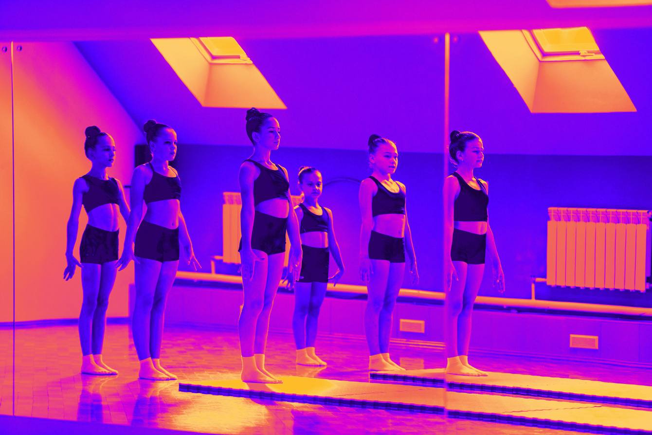 Young people taking part in a group recreation program